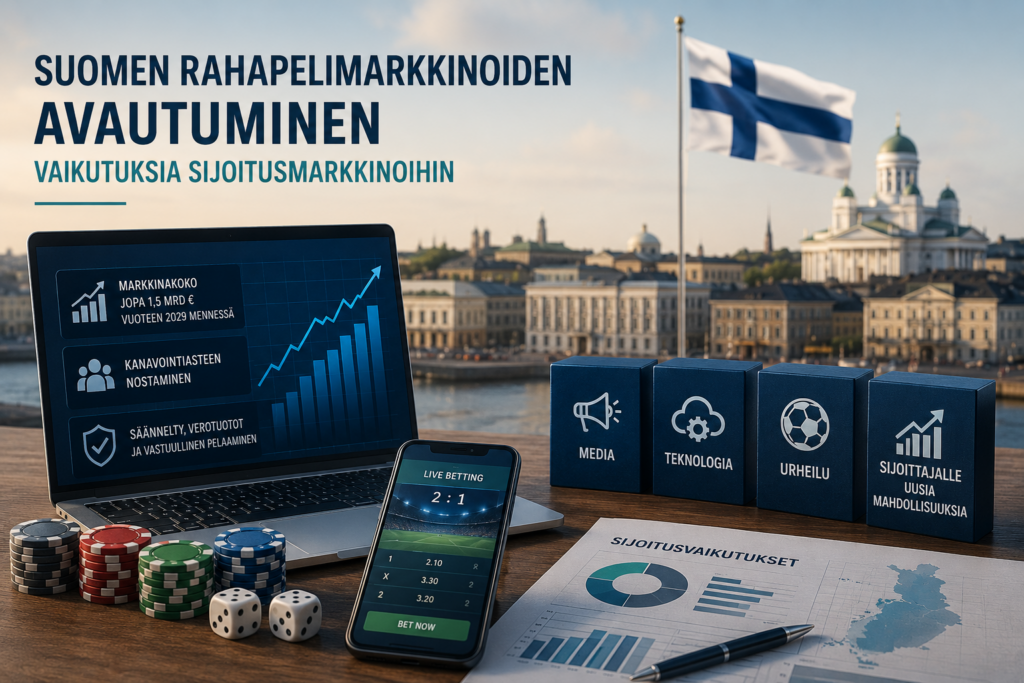 Uudetkasinot.com arvioi Suomen rahapelimarkkinoiden avautumisen vaikutuksia sijoitusmarkkinoihin
