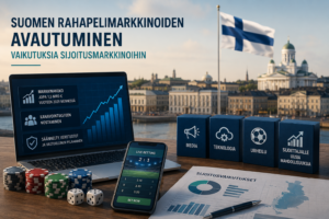 Uudetkasinot.com arvioi Suomen rahapelimarkkinoiden avautumisen vaikutuksia sijoitusmarkkinoihin